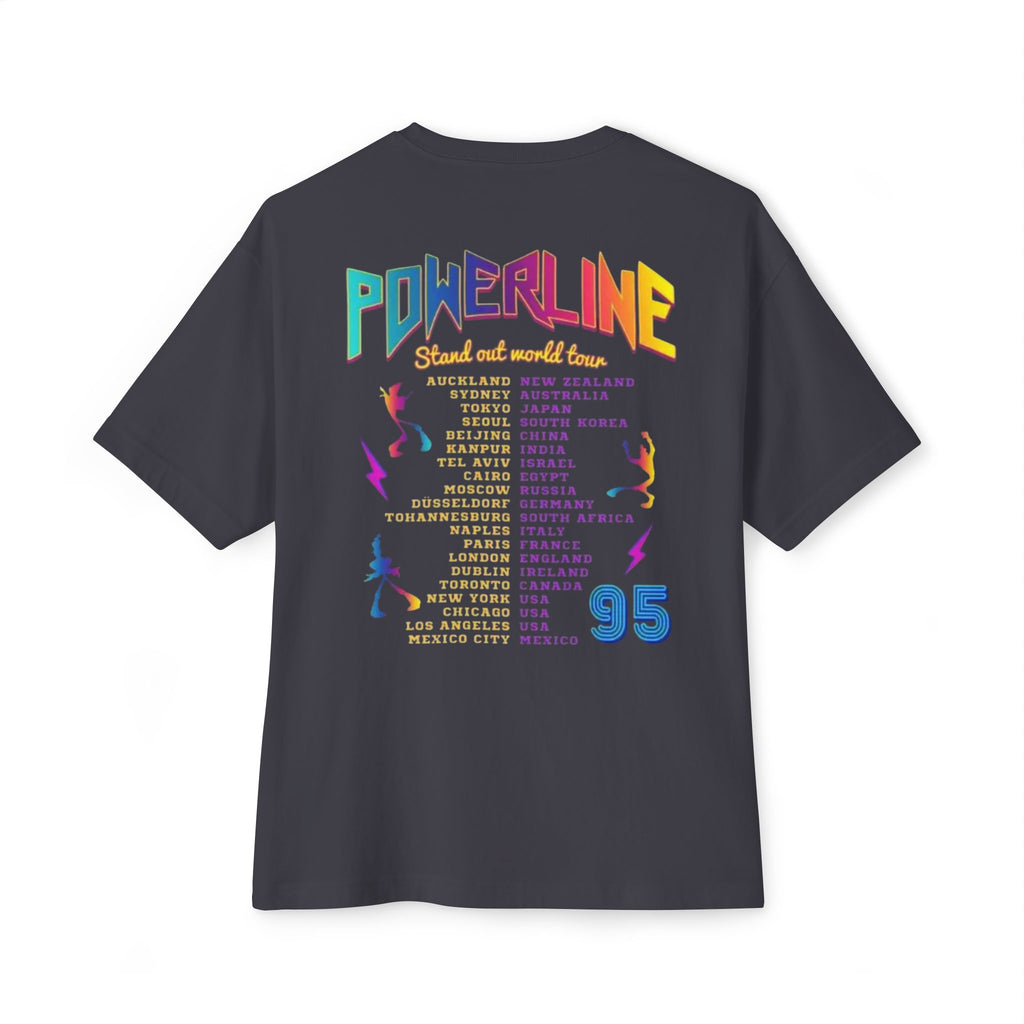Powerline "Stand Out" World Tour ’95 Oversized Graphic Tee