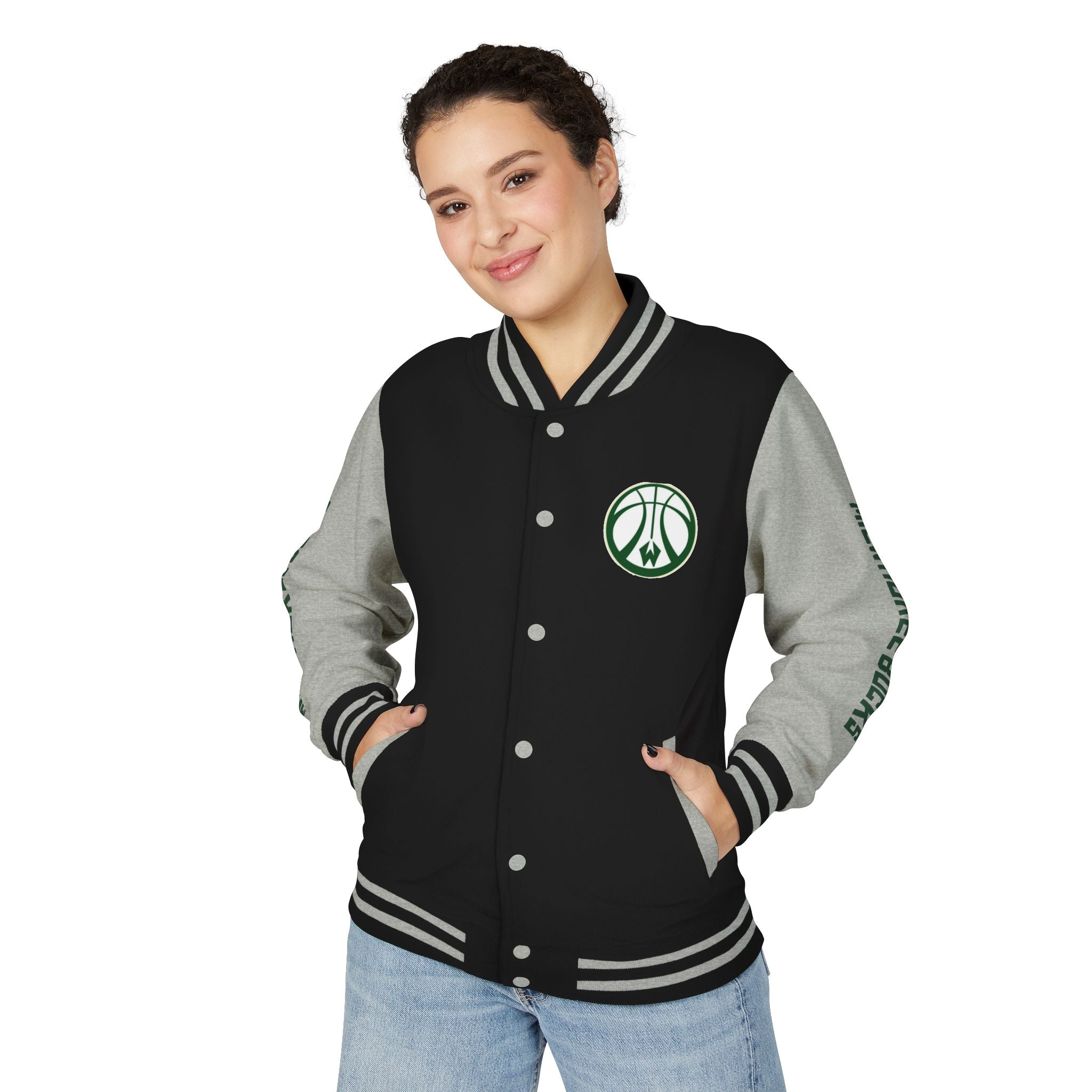 Milwaukee Bucks Varsity Jacket | Unisex Streetwear Letterman