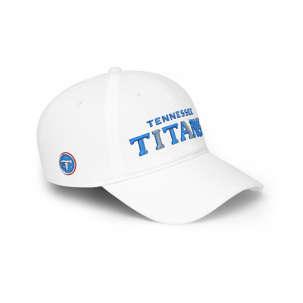Tennessee Titans Low Profile Baseball Cap - Custom Embroidered Curved Brim Hat