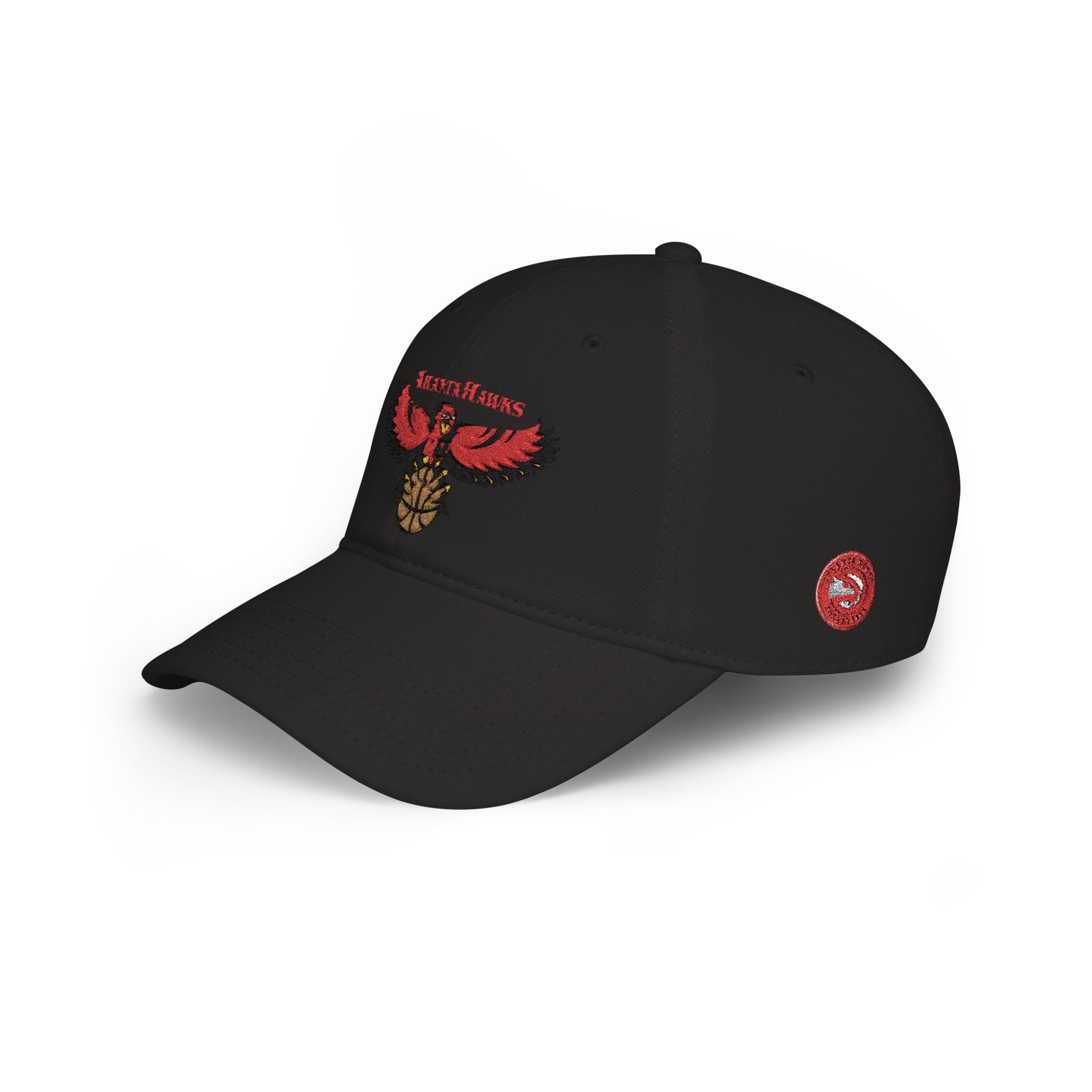 Atlanta Hawks Embroidered Low Profile Dad Hat