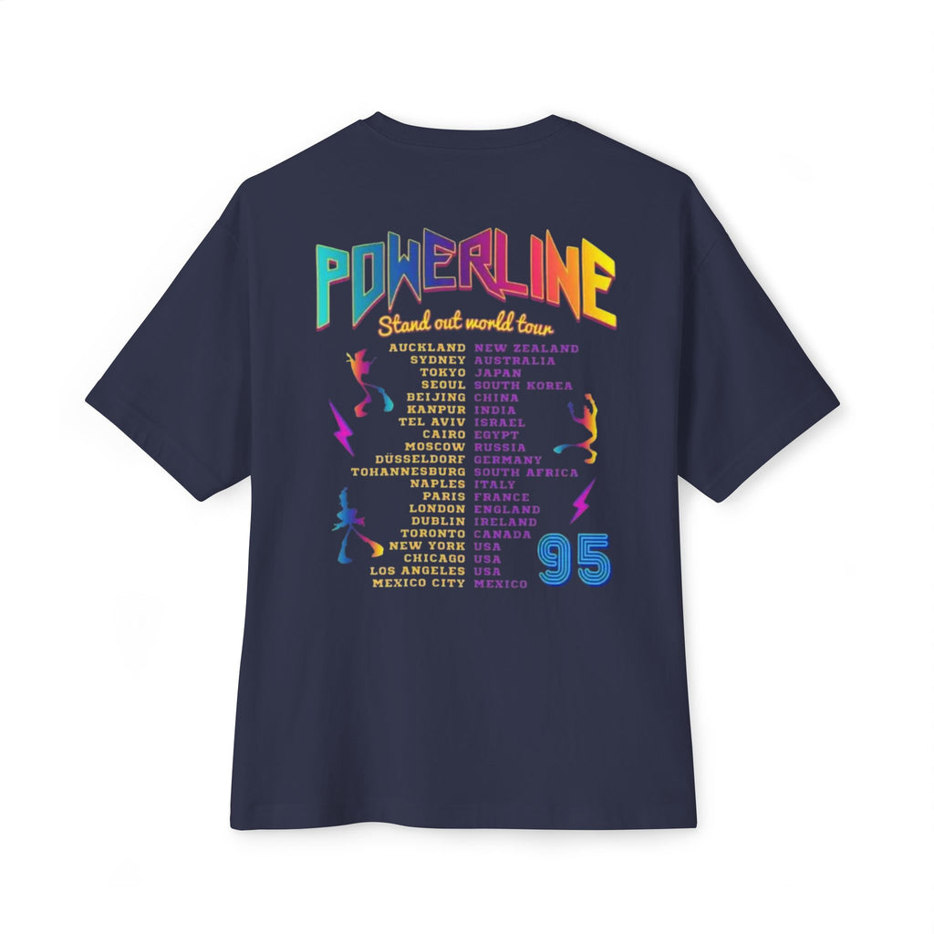 Powerline "Stand Out" World Tour ’95 Oversized Graphic Tee