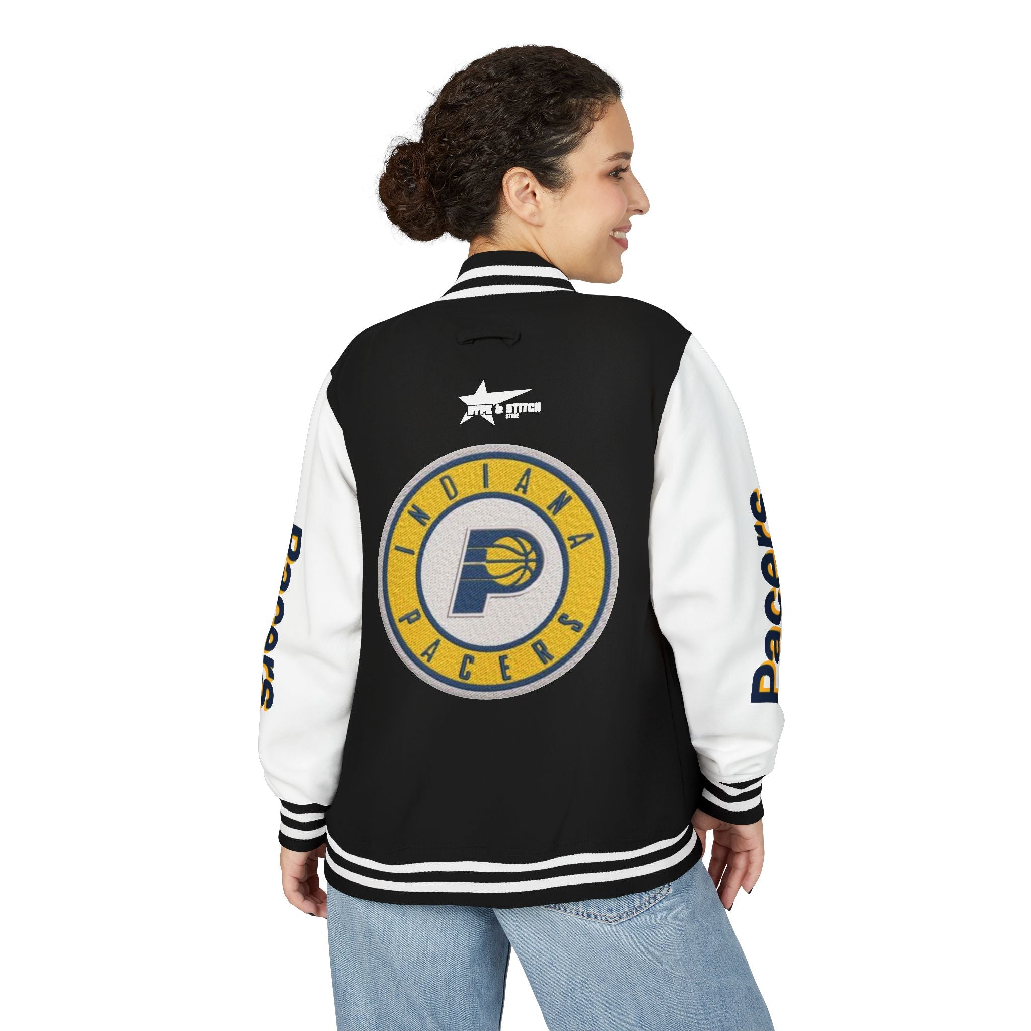 Indiana Pacers Varsity Jacket | Unisex Streetwear Letterman