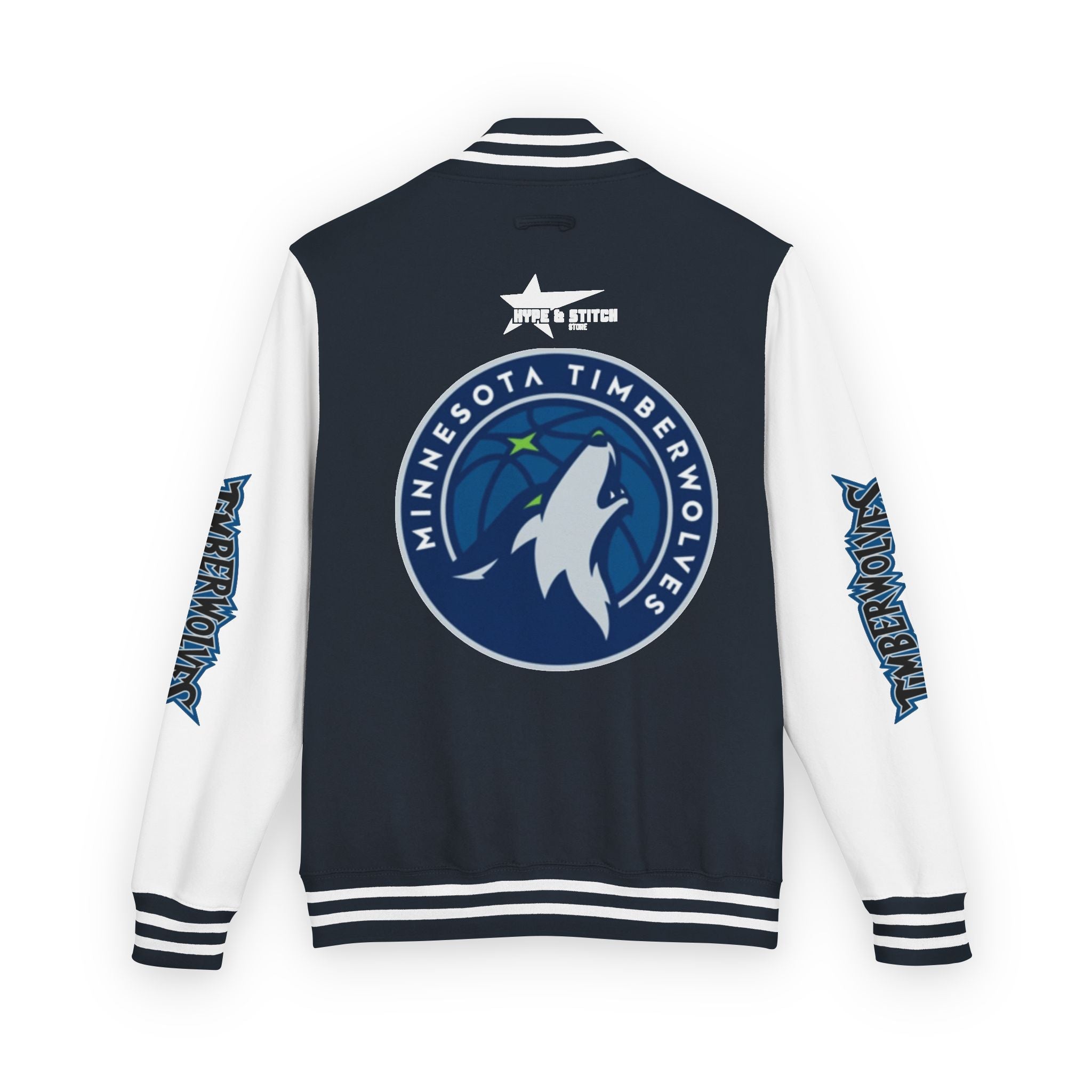 Minnesota Timberwolves Varsity Jacket | Unisex Streetwear Letterman