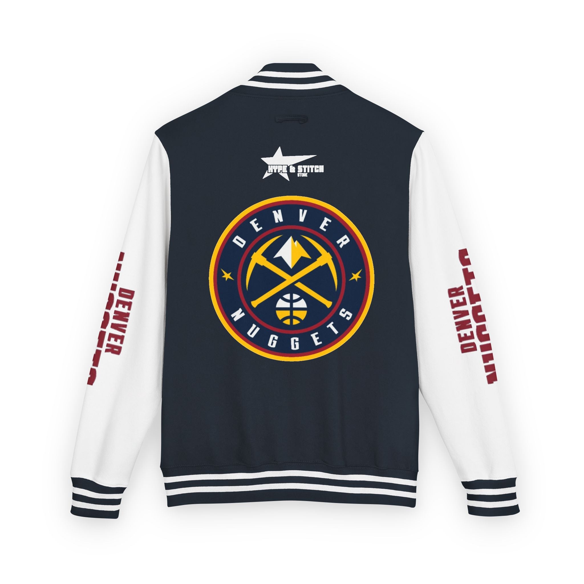 Denver Nuggets Varsity Jacket | Unisex Streetwear Letterman