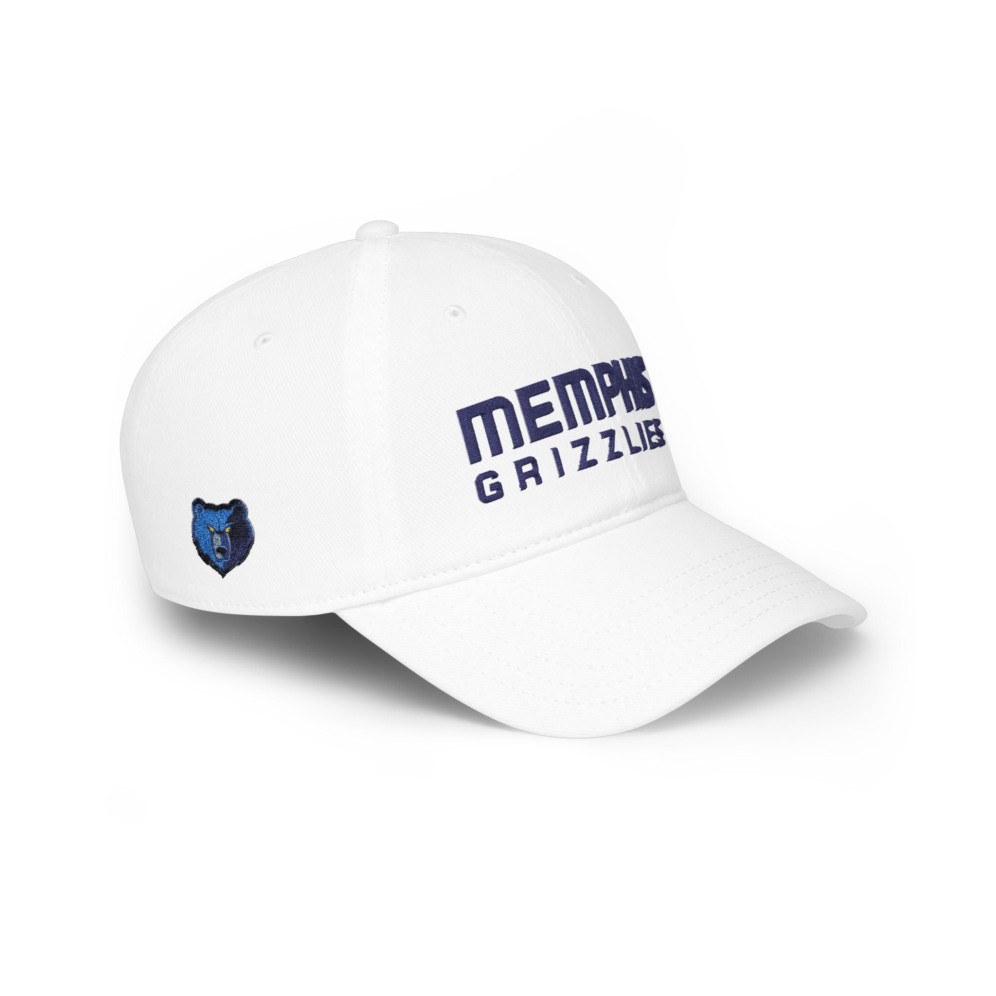 Memphis Grizzlies Vintage Embroidered Dad Hat – Adjustable Low-Profile Cap