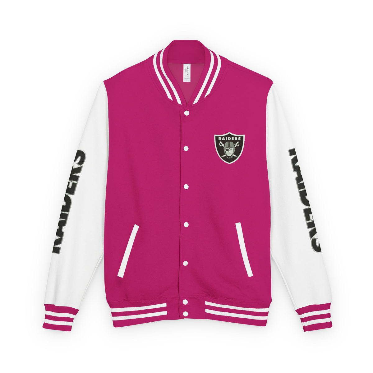 Las Vegas Raiders Vintage Letterman Varsity Jacket – Classic Streetwear Outerwear