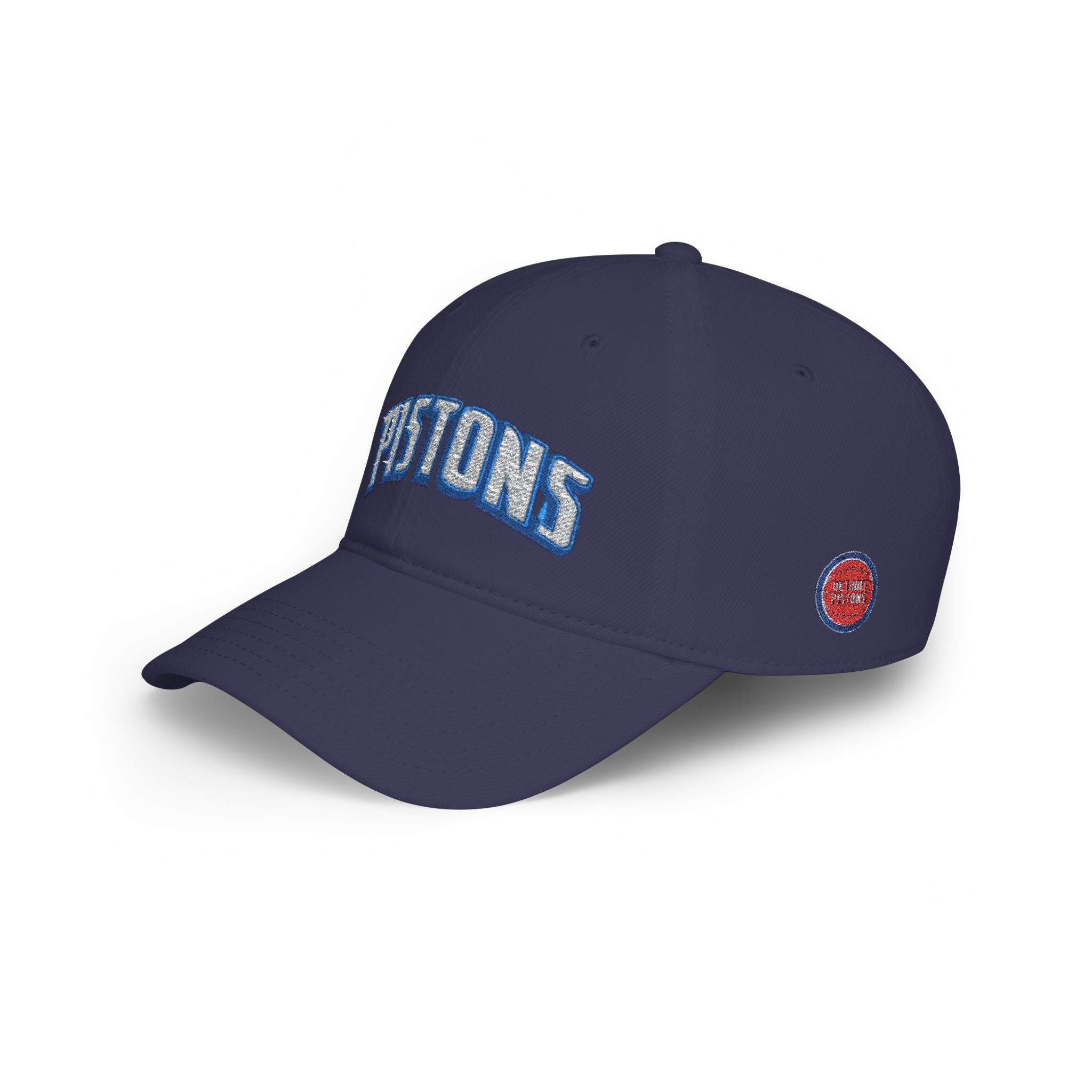Detroit Pistons Vintage Embroidered Dad Hat – Adjustable Low-Profile Cap
