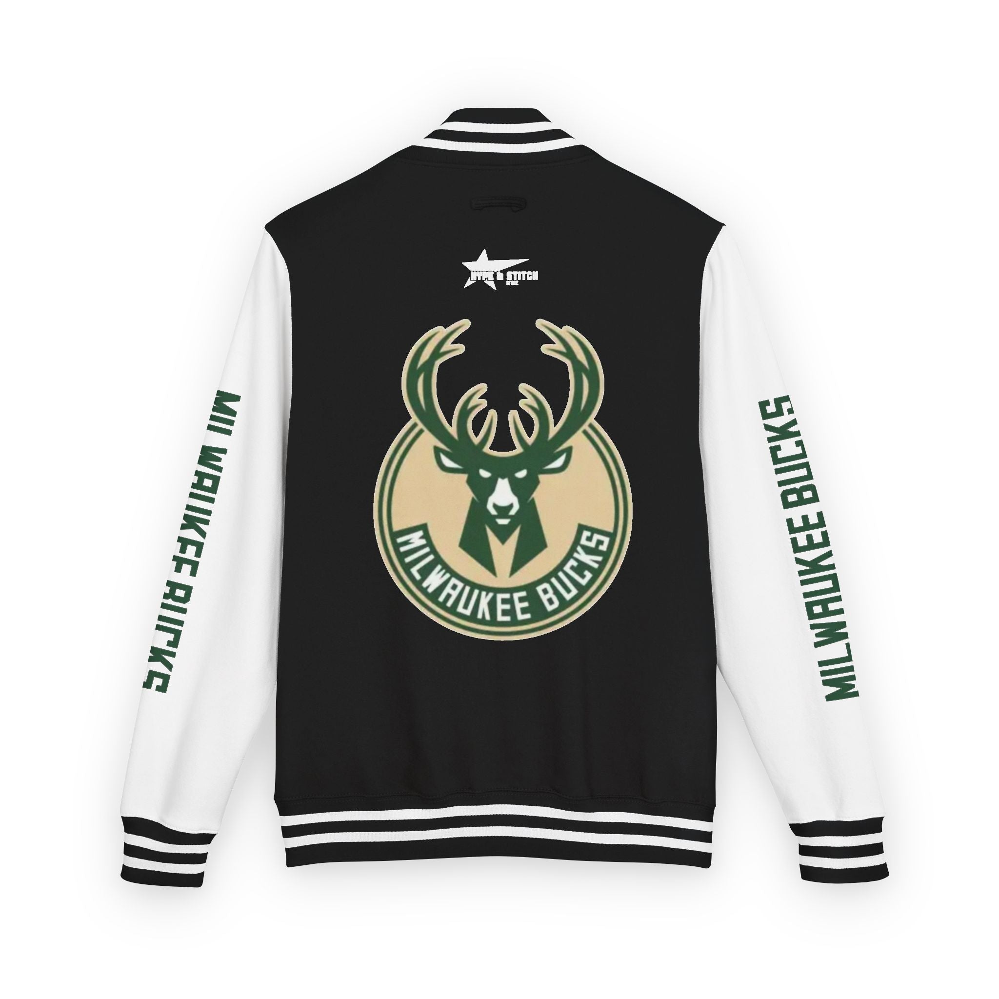 Milwaukee Bucks Varsity Jacket | Unisex Streetwear Letterman