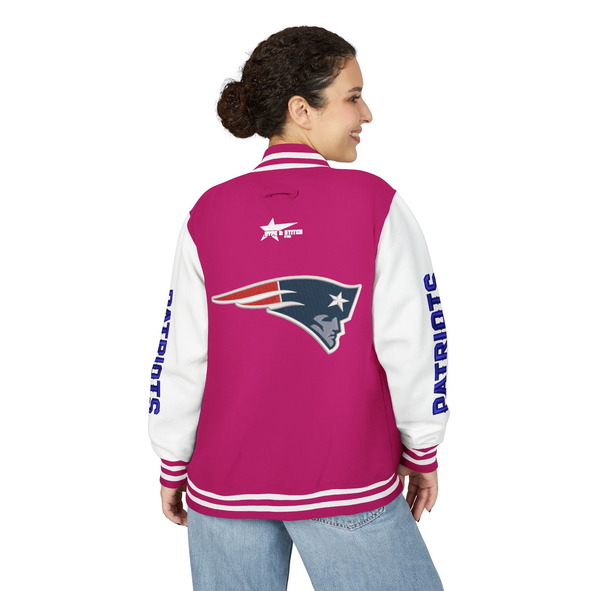 New England Patriots Classic Varsity Letterman Jacket