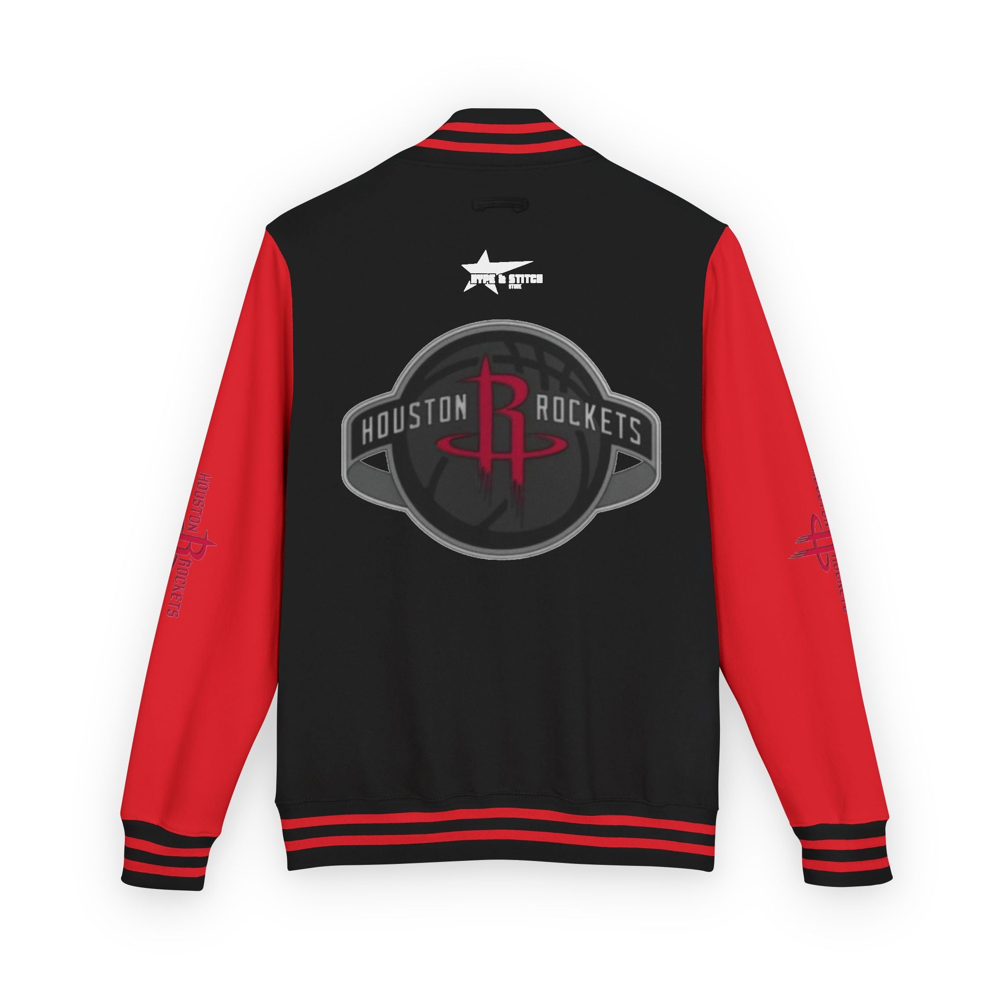 Houston Rockets Varsity Jacket | Unisex Streetwear Letterman