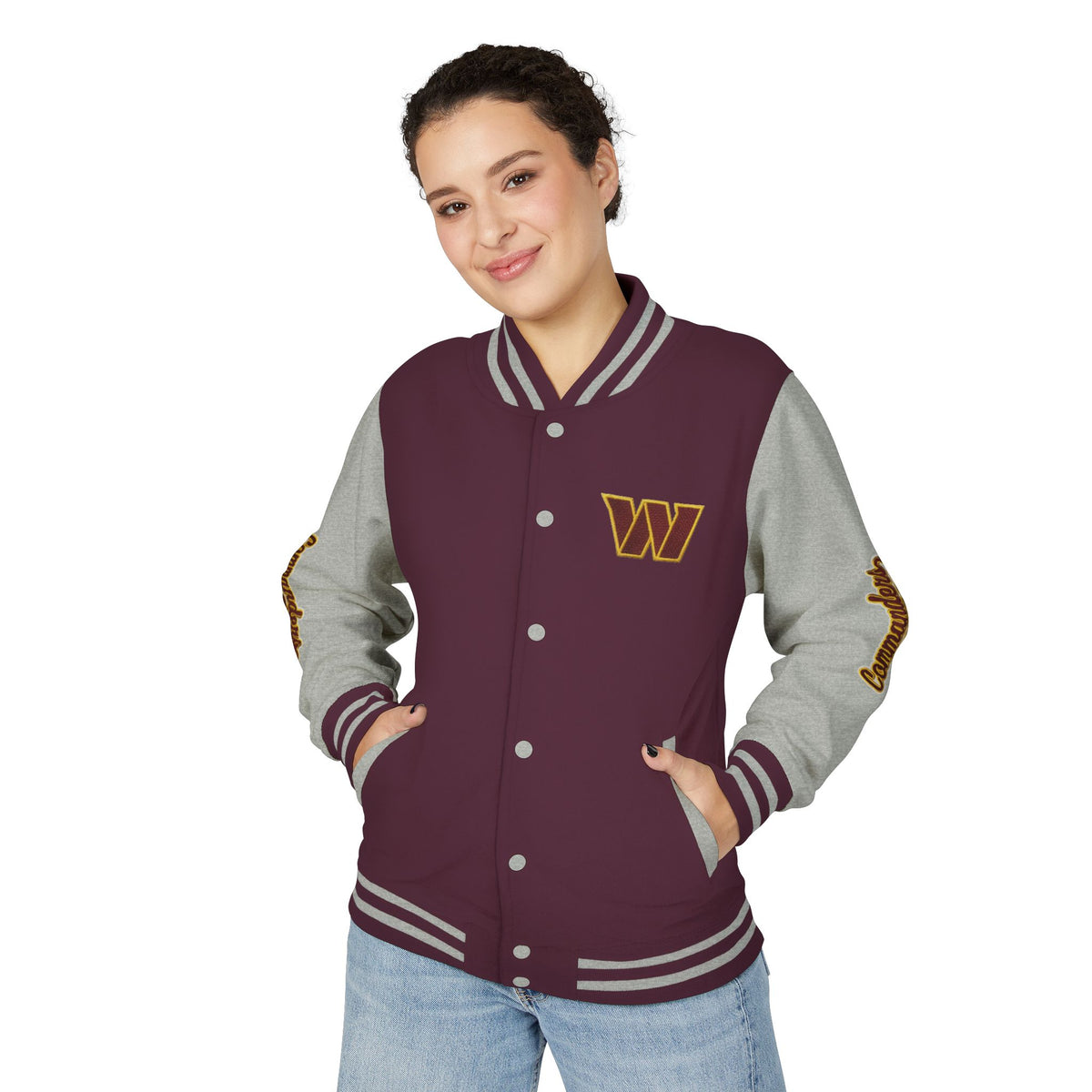 Washington Commanders Heavyweight Letterman Jacket