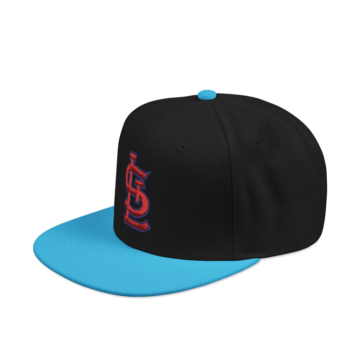 St. Louis Cardinals Flat Brim Fitted Hat with Embroidered Logo