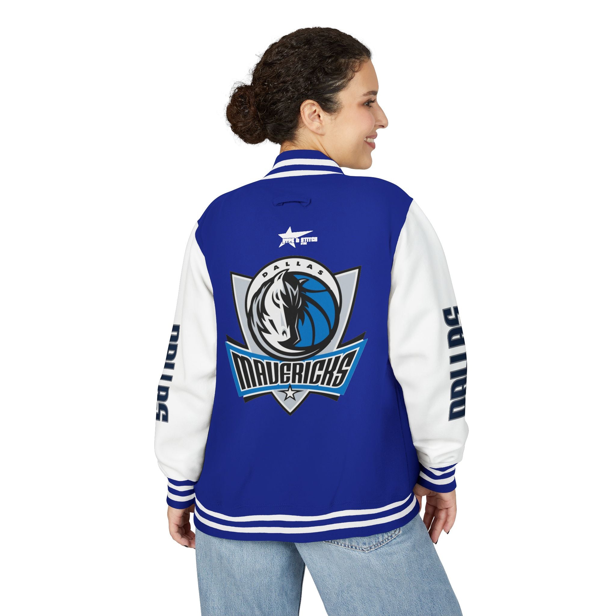 Dallas Mavericks Unisex Heavyweight Varsity Letterman Jacket