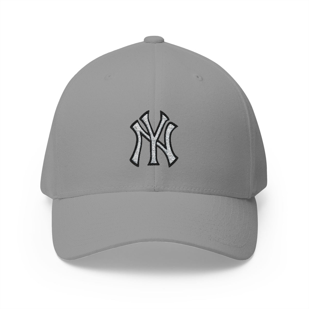 Embroidered NY Classic Baseball Cap | Unisex Structured Curved Brim Hat