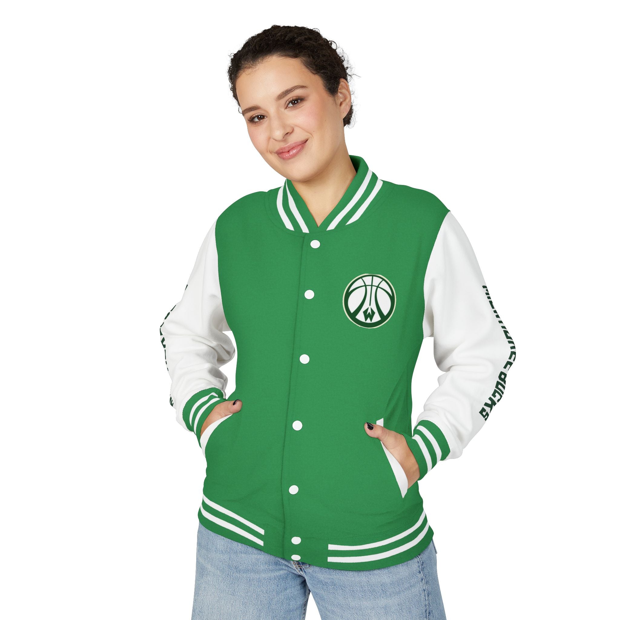 Milwaukee Bucks Varsity Jacket | Unisex Streetwear Letterman
