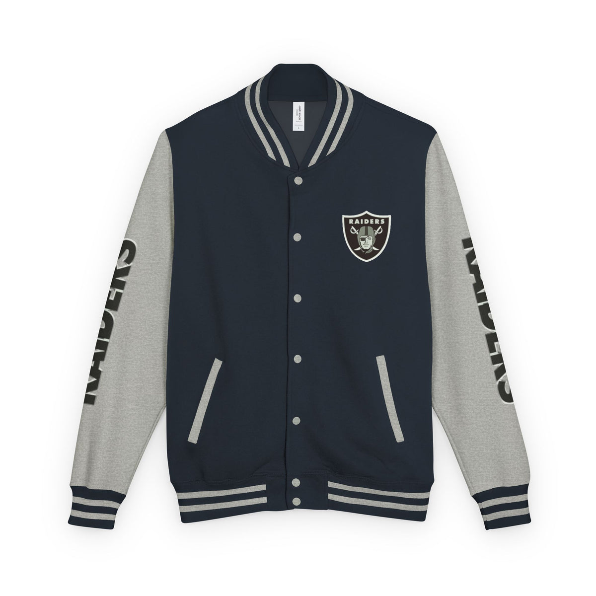 Las Vegas Raiders Vintage Letterman Varsity Jacket – Classic Streetwear Outerwear