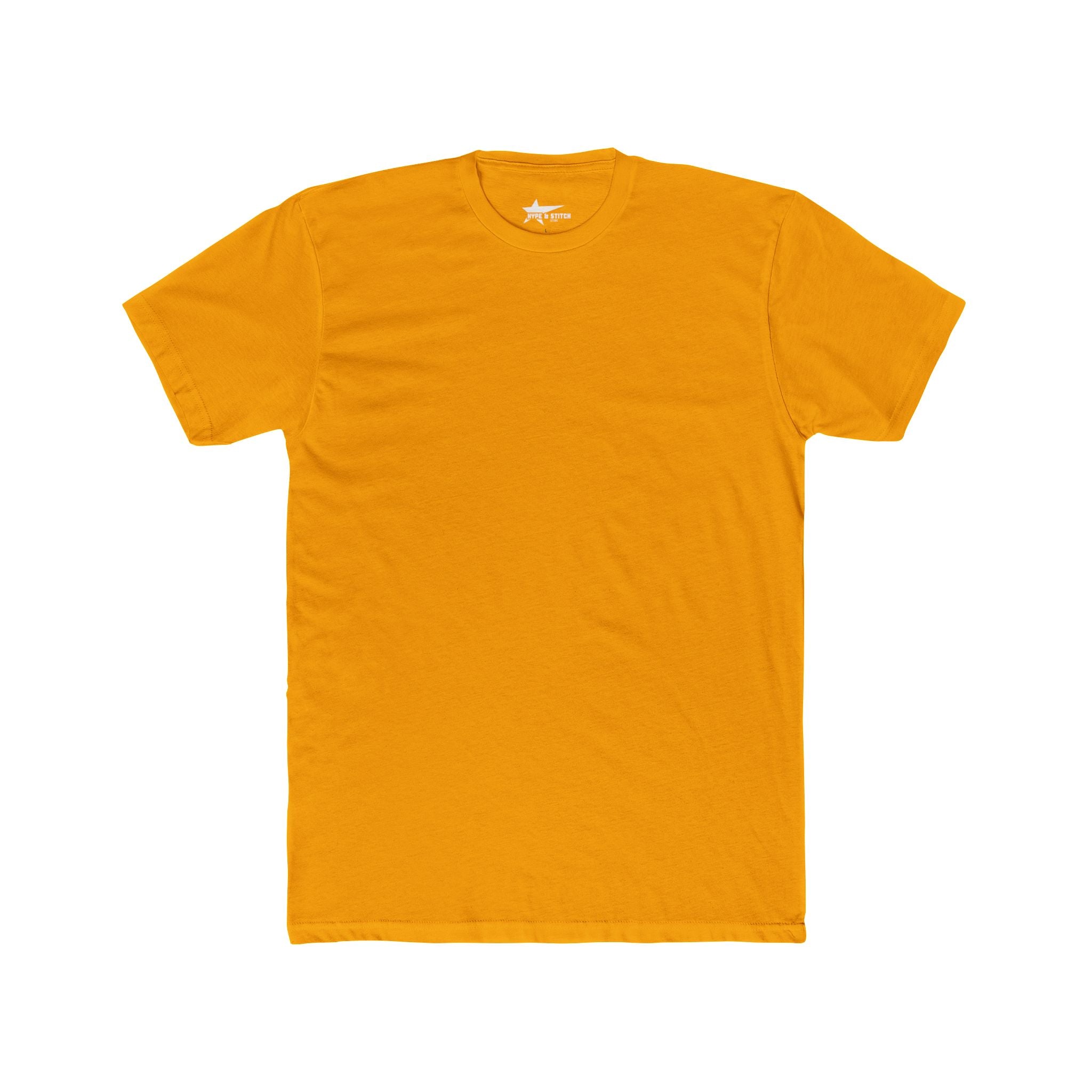 HypeandStitch Men's Fitted Crewneck T-Shirt | Premium Ultra-Soft Cotton