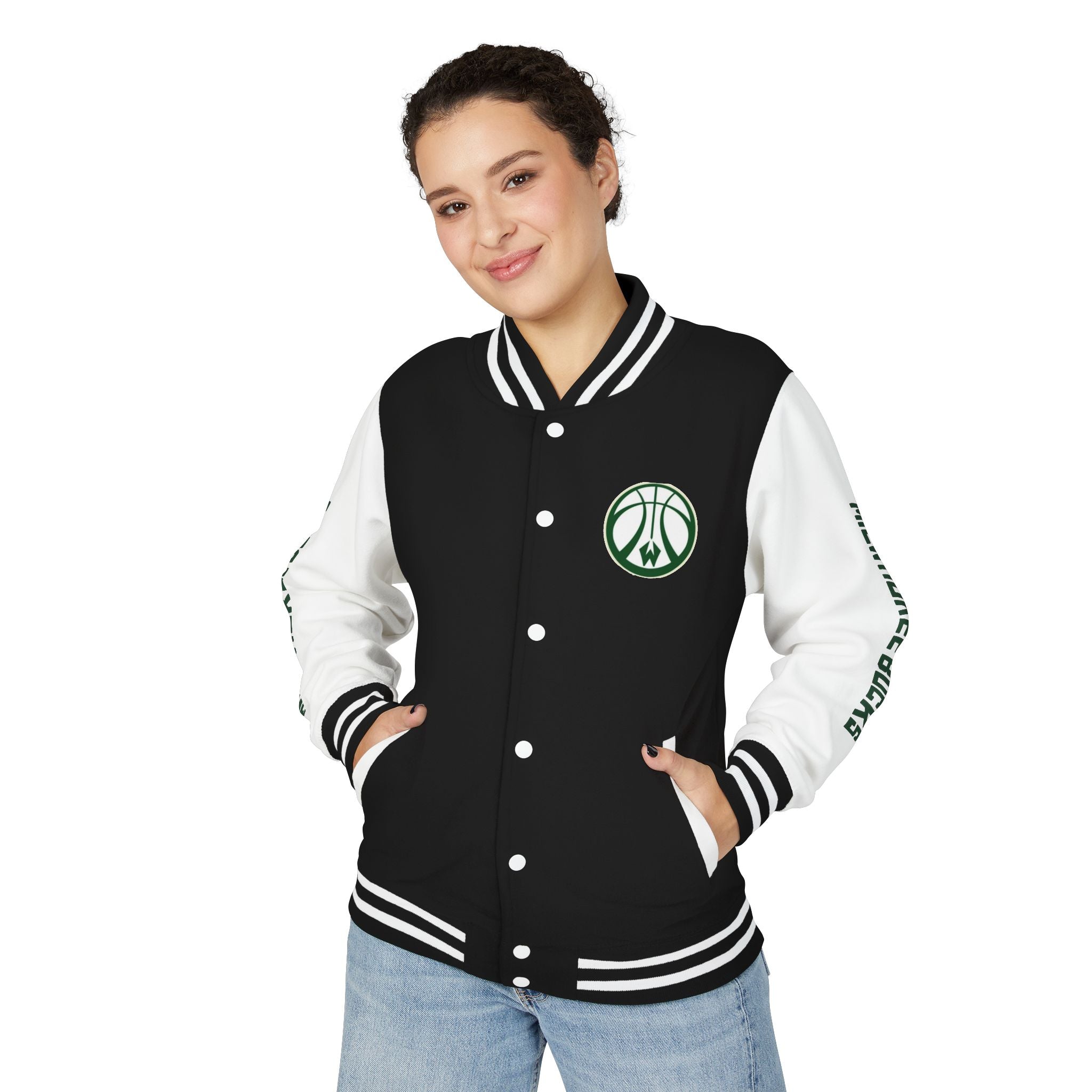 Milwaukee Bucks Varsity Jacket | Unisex Streetwear Letterman