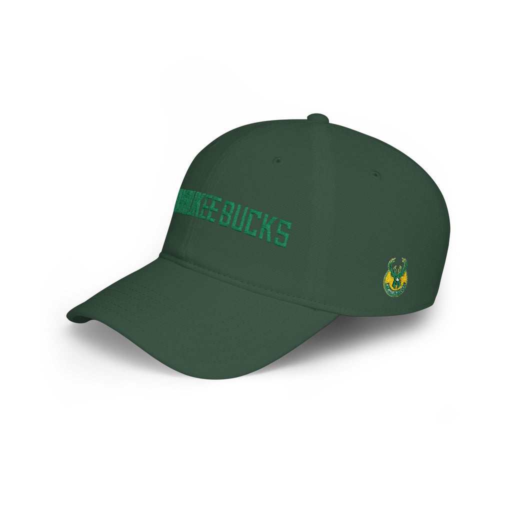 Milwaukee Bucks Vintage Embroidered Dad Hat – Adjustable Low-Profile Cap