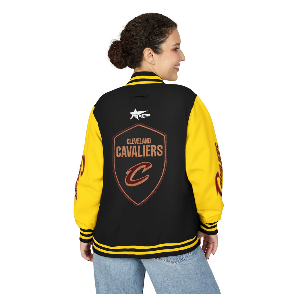 Cleveland Cavaliers Varsity Jacket | Unisex Streetwear Letterman