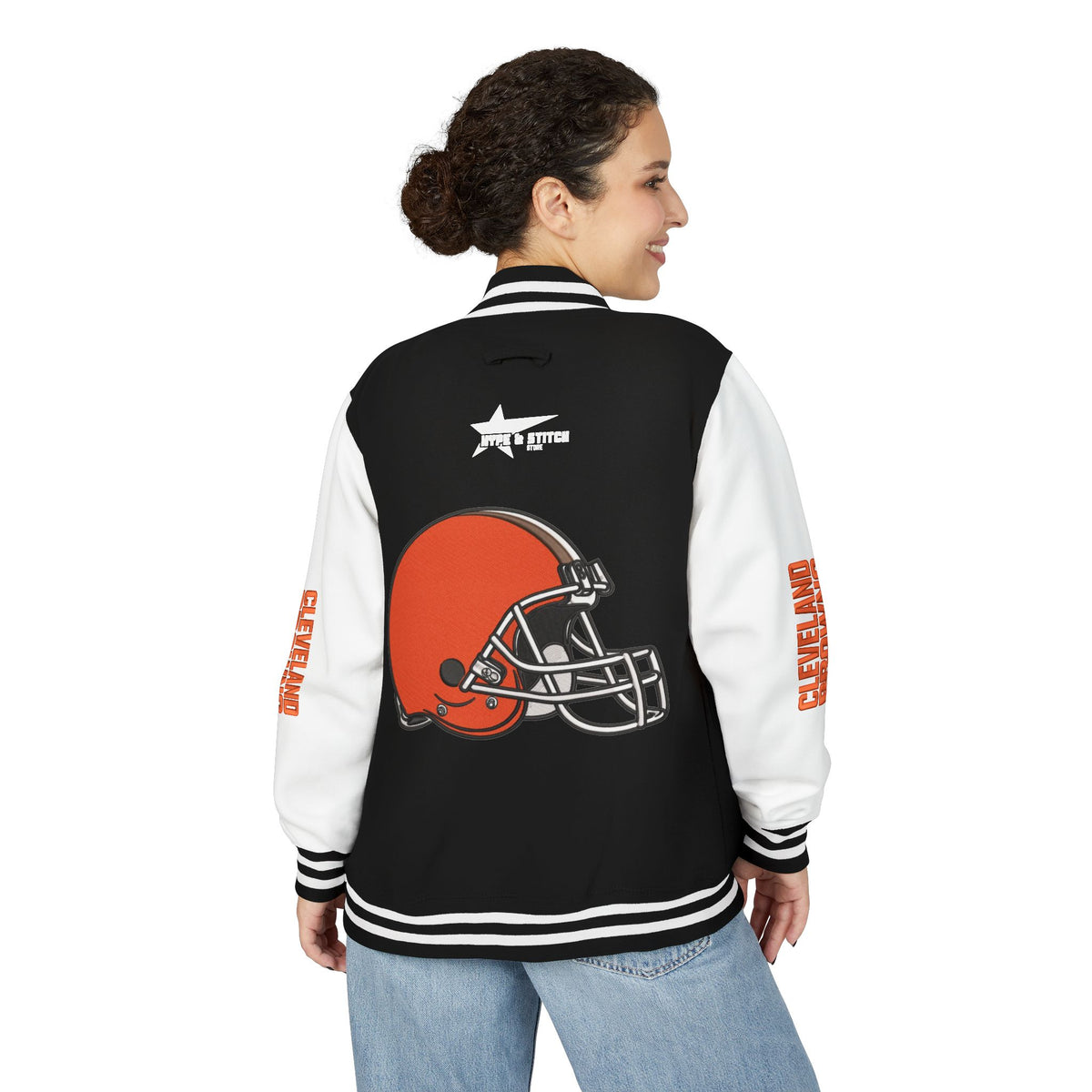 Cleveland Football Classic Letterman Varsity Jacket