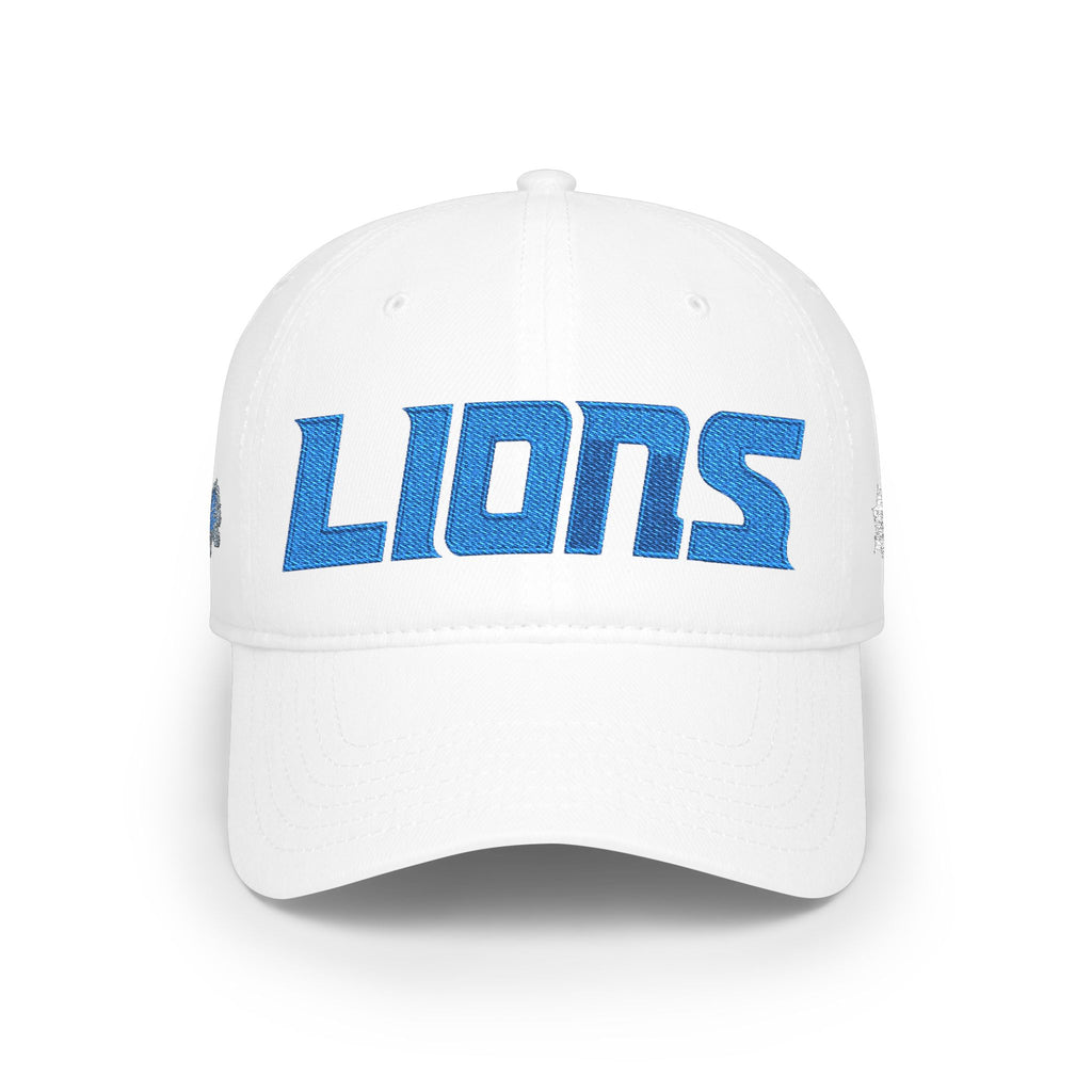 Detroit Lions Embroidered Low Profile Dad Hat – Unisex Baseball Cap