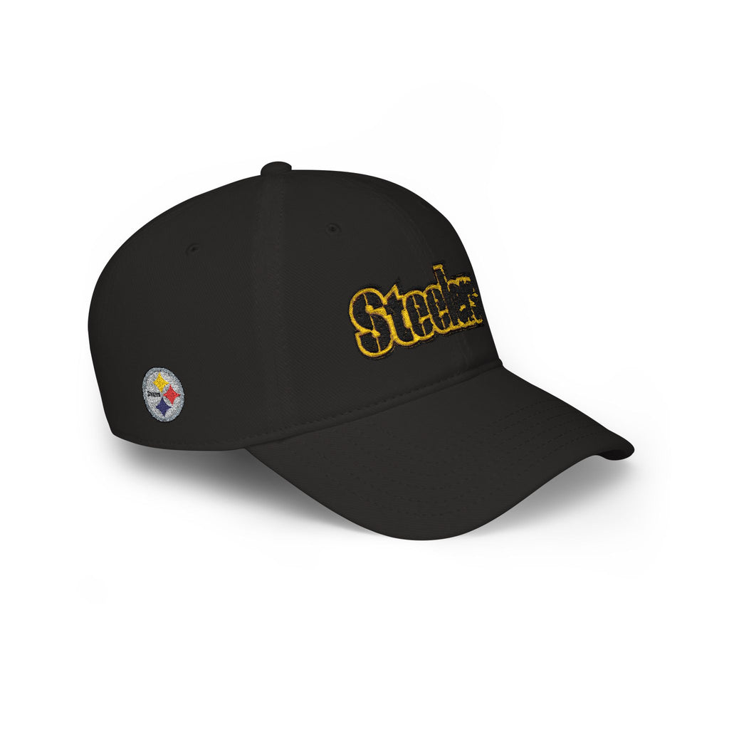 Steelers Embroidered Low Profile Baseball Cap – Adjustable Curved Brim Fan Hat