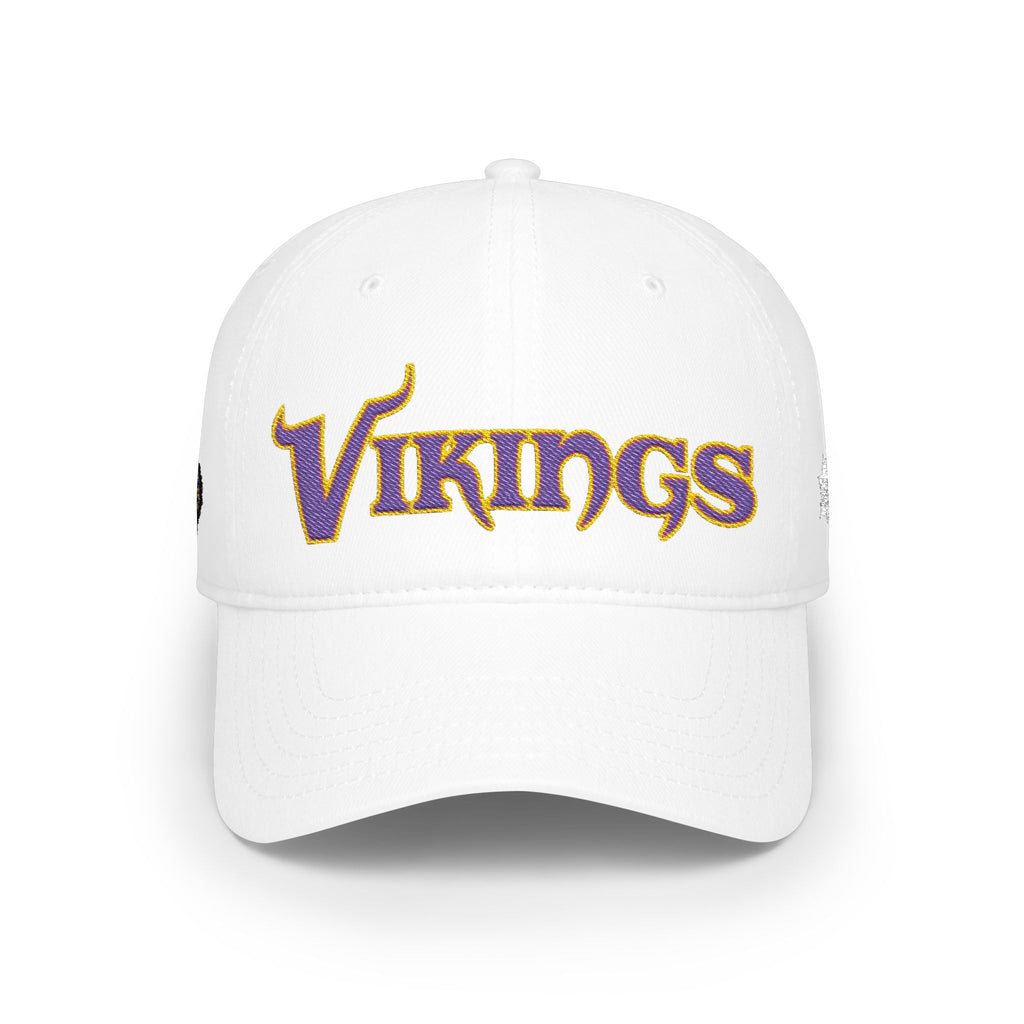 Vikings Embroidered Low Profile Baseball Cap