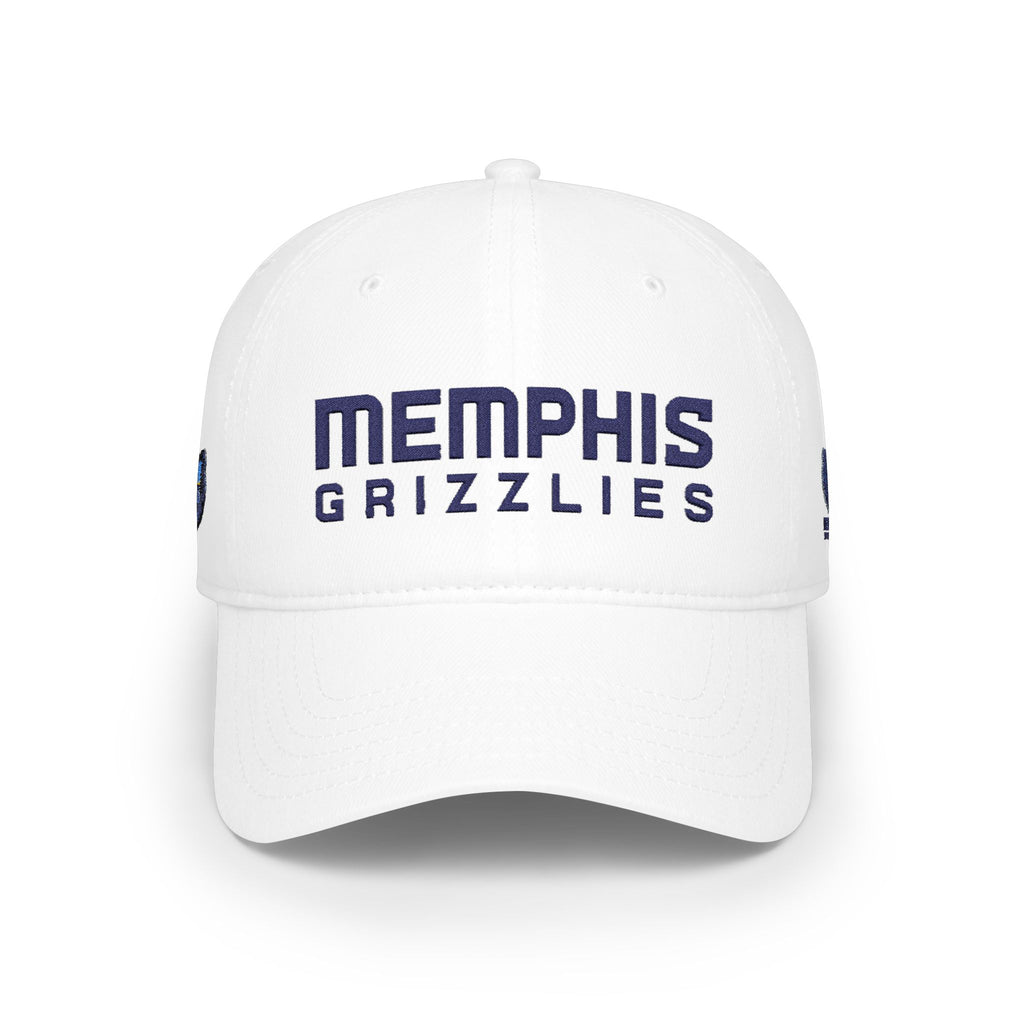 Memphis Grizzlies Vintage Embroidered Dad Hat – Adjustable Low-Profile Cap