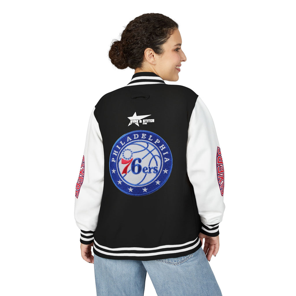 Philadelphia 76ers Varsity Jacket | Unisex Streetwear Letterman
