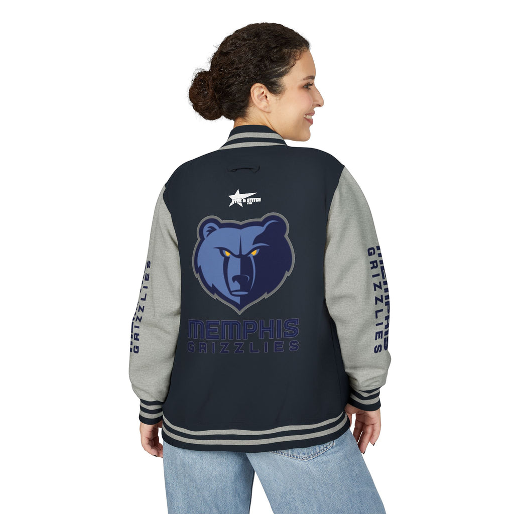 Memphis Grizzlies Varsity Jacket | Unisex Streetwear Letterman