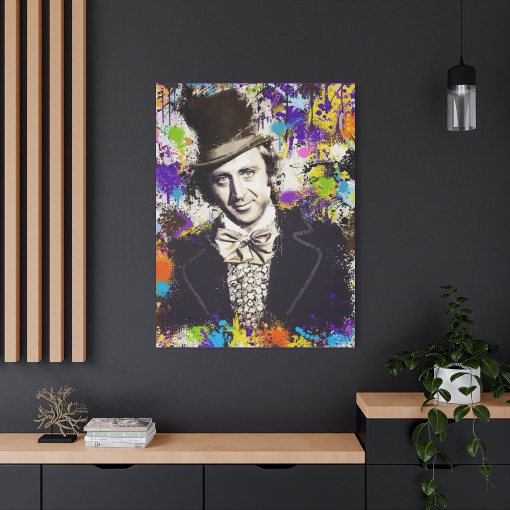 "Pure Imagination" Splatter Canvas – Modern Cult Classic Wall Art