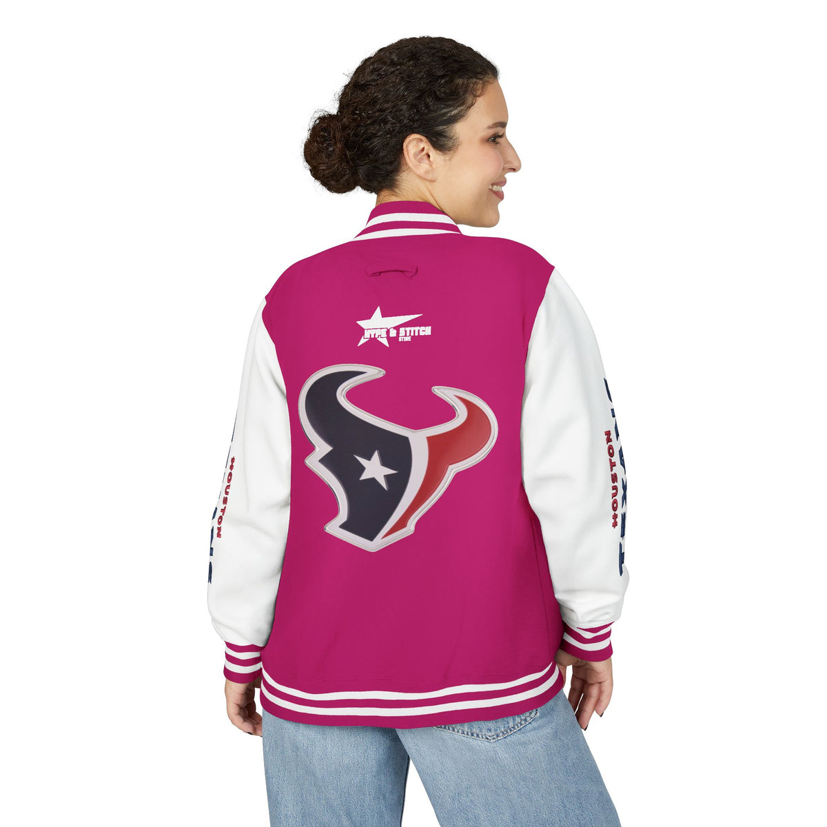 Houston Texans Vintage Varsity Jacket | Custom Letterman Outerwear