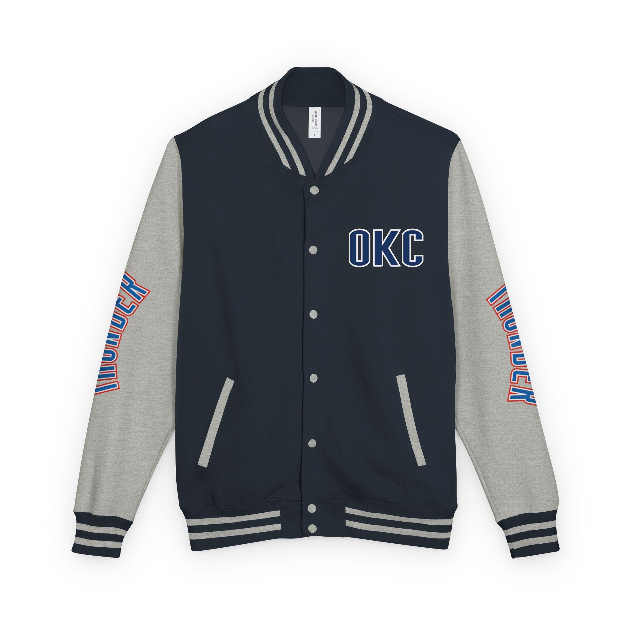 Oklahoma City Thunder Unisex Heavyweight Varsity Letterman Jacket