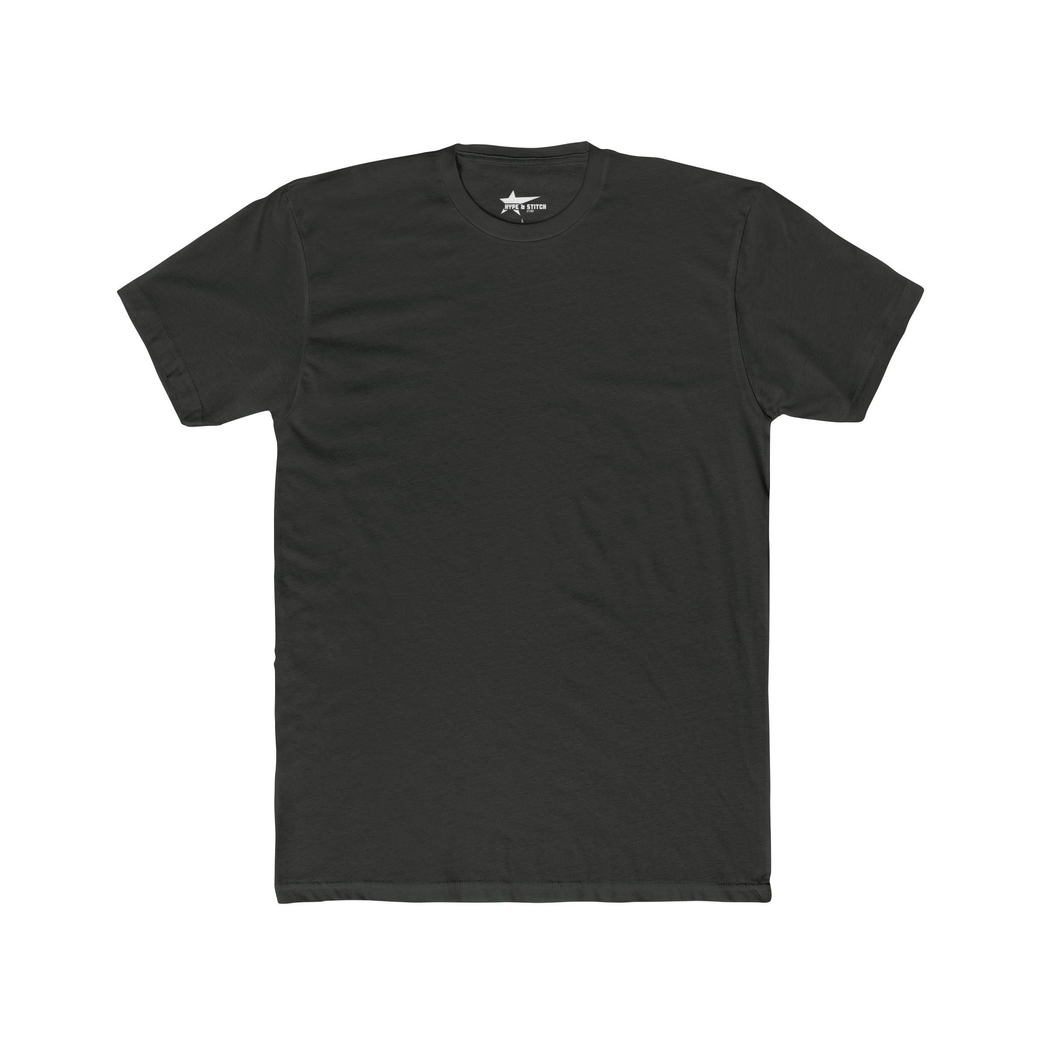 HypeandStitch Men's Fitted Crewneck T-Shirt | Premium Ultra-Soft Cotton