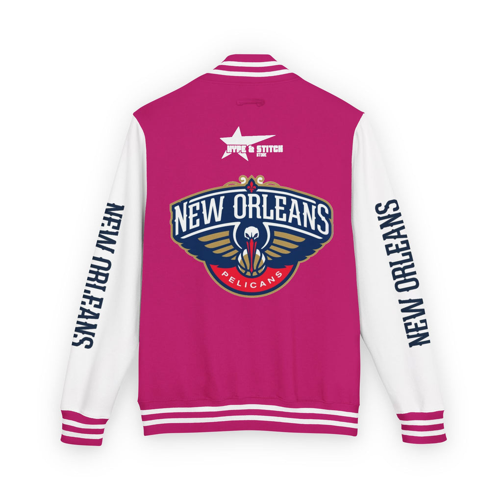 New Orleans Pelicans Varsity Jacket | Unisex Streetwear Letterman