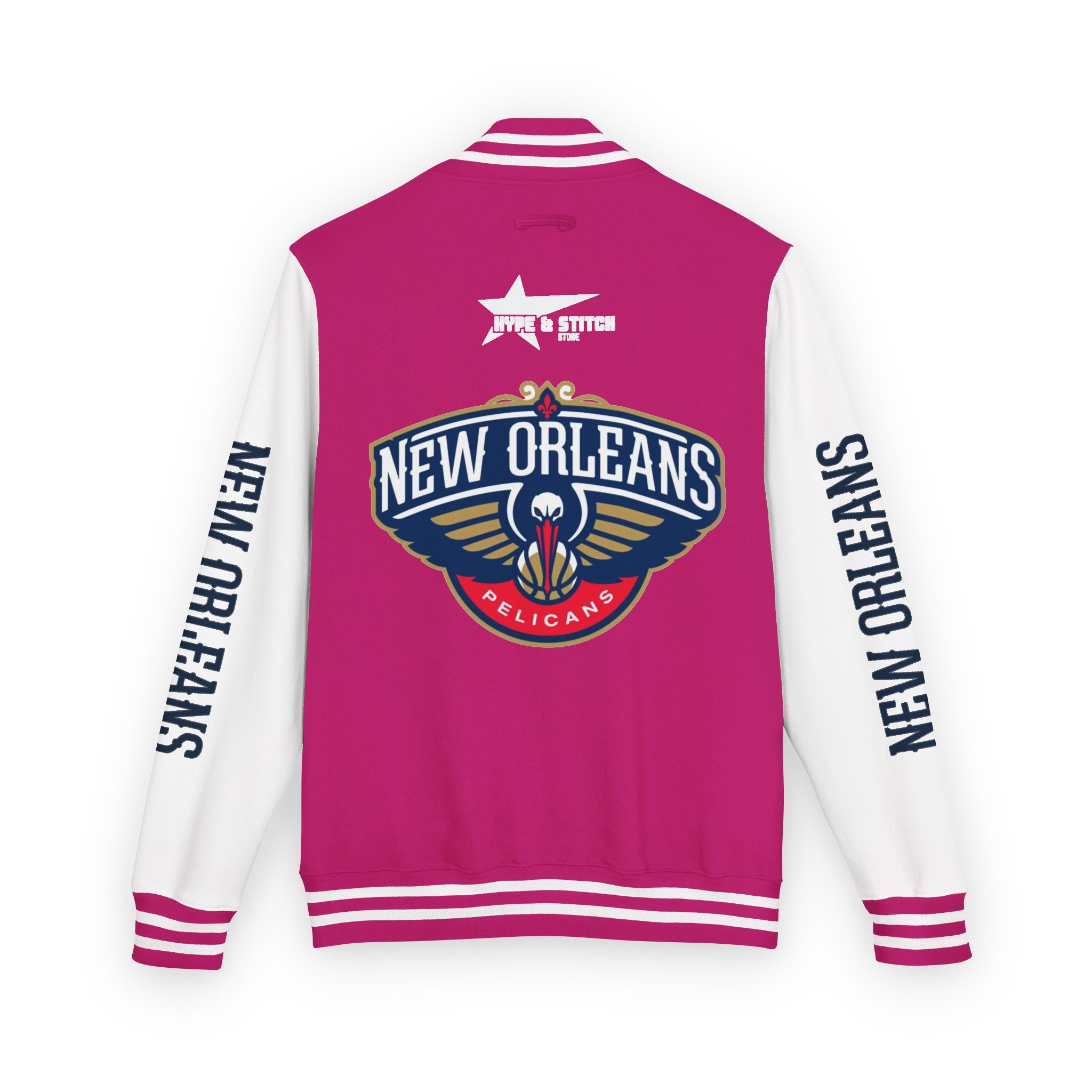 New Orleans Pelicans Varsity Jacket | Unisex Streetwear Letterman