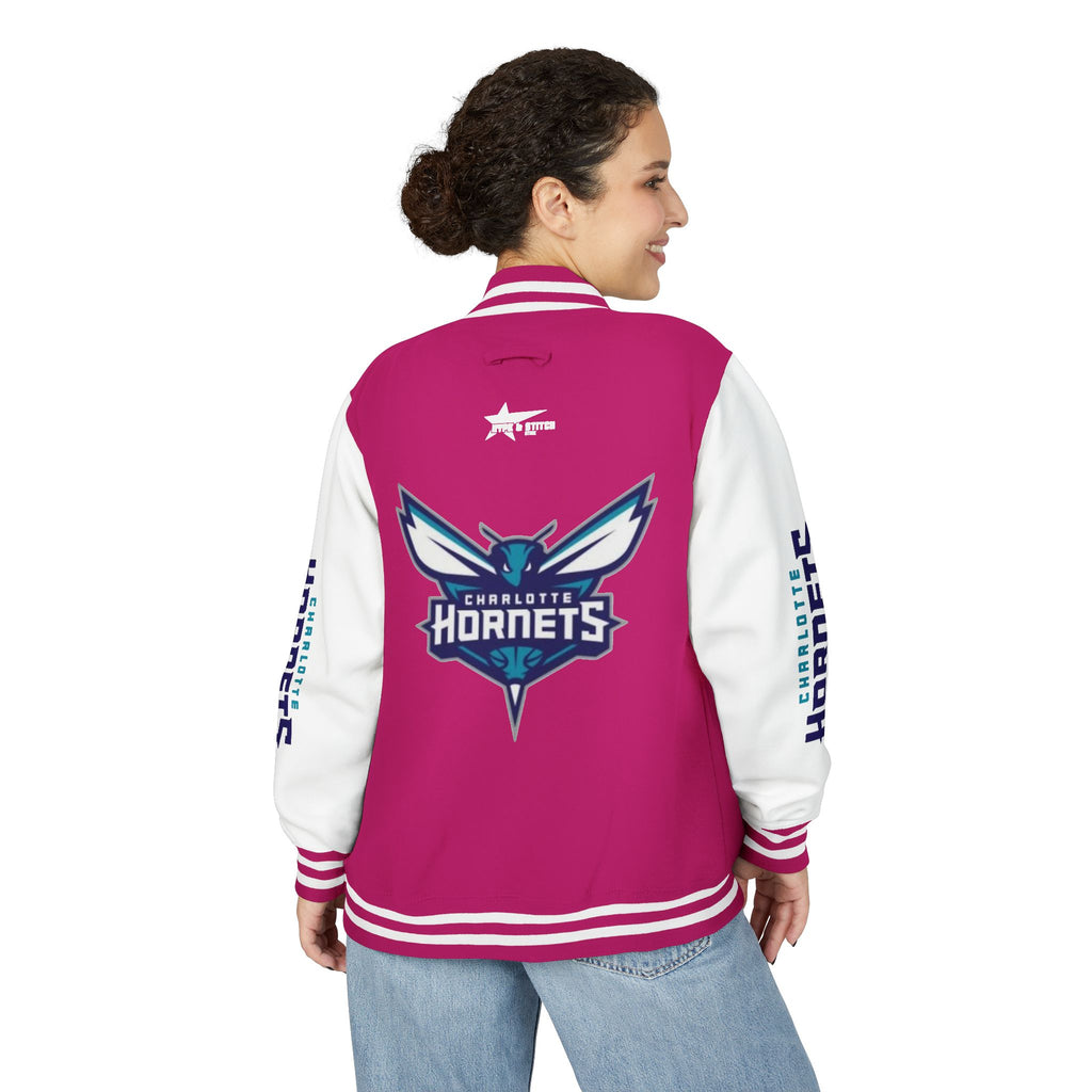 Charlotte Hornets Varsity Jacket | Unisex Streetwear Letterman