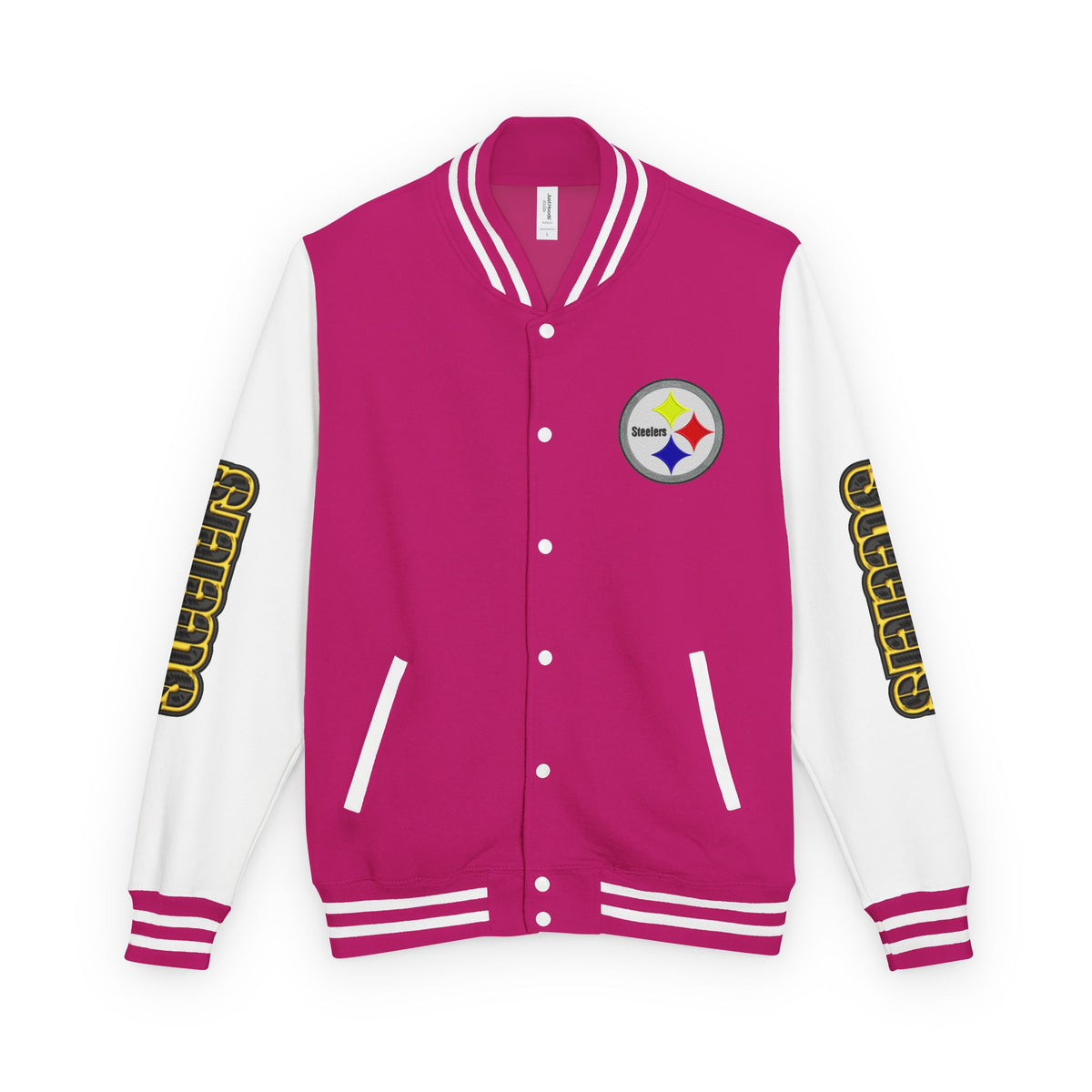 Pittsburgh Steelers Custom Varsity Letterman Jacket | Football Fan Apparel