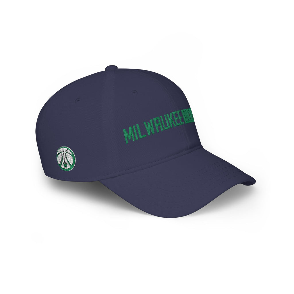 Milwaukee Bucks Vintage Embroidered Dad Hat – Adjustable Low-Profile Cap