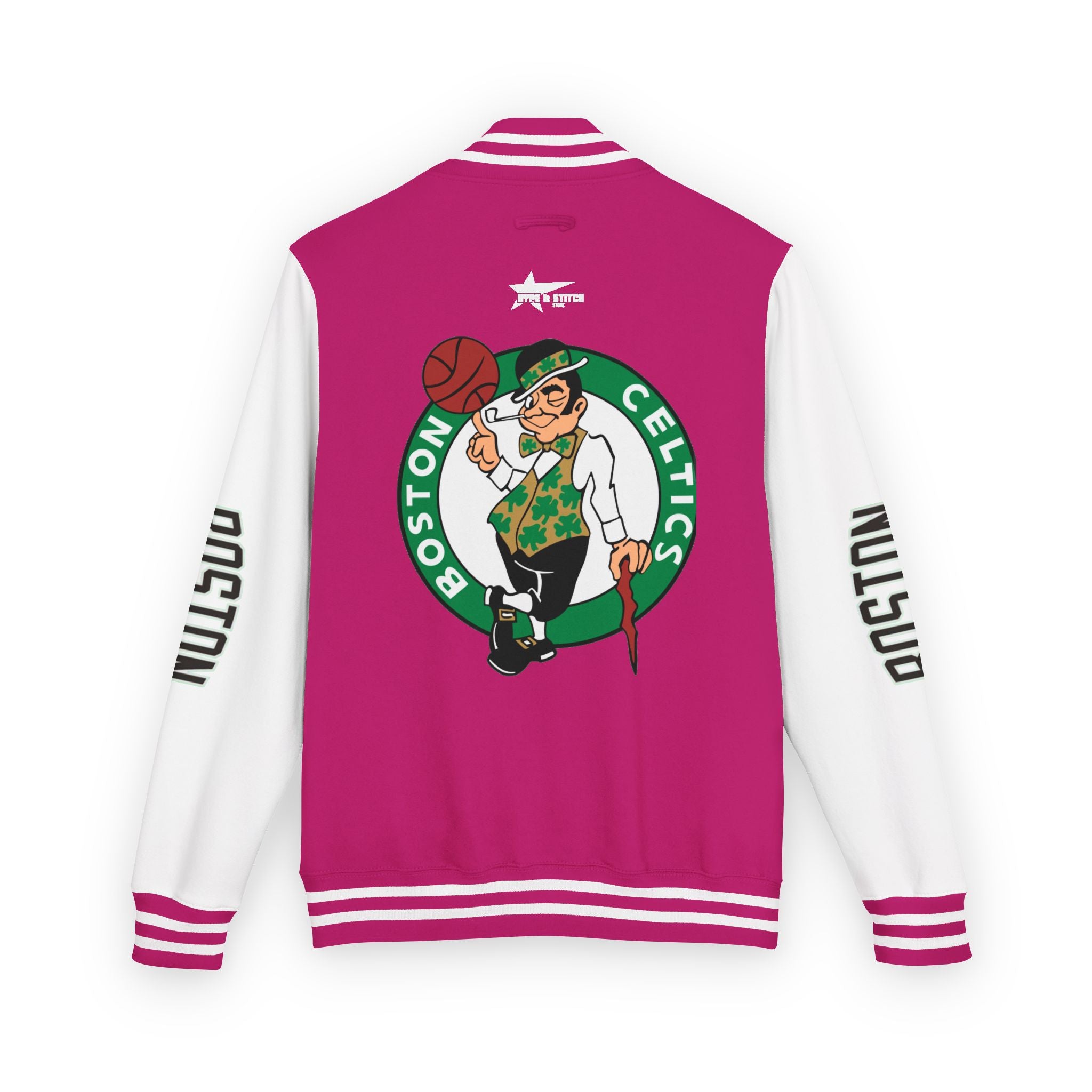 Boston Celtics Unisex Heavyweight Varsity Letterman Jacket