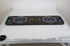 Multifunctional Push Up Board Home Strength Training Equipment With 15 Fitness Accessories Pilates Bar Resistance Band Roller Wheel Full Body Workout Home Gym Equipment