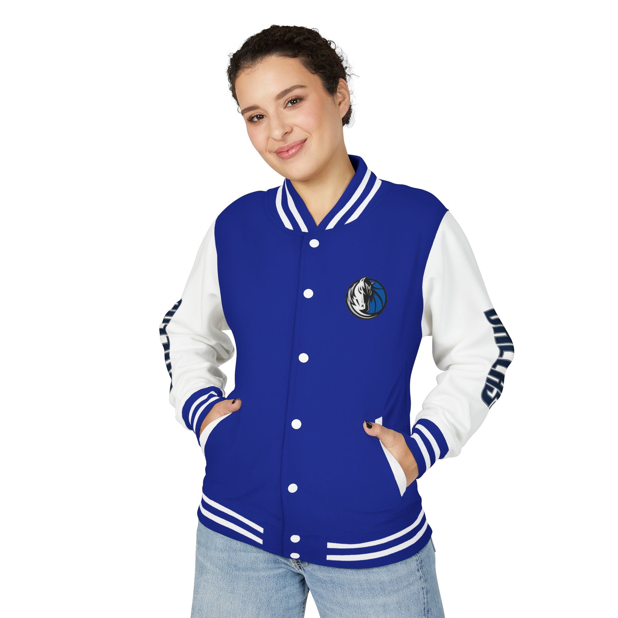 Dallas Mavericks Unisex Heavyweight Varsity Letterman Jacket