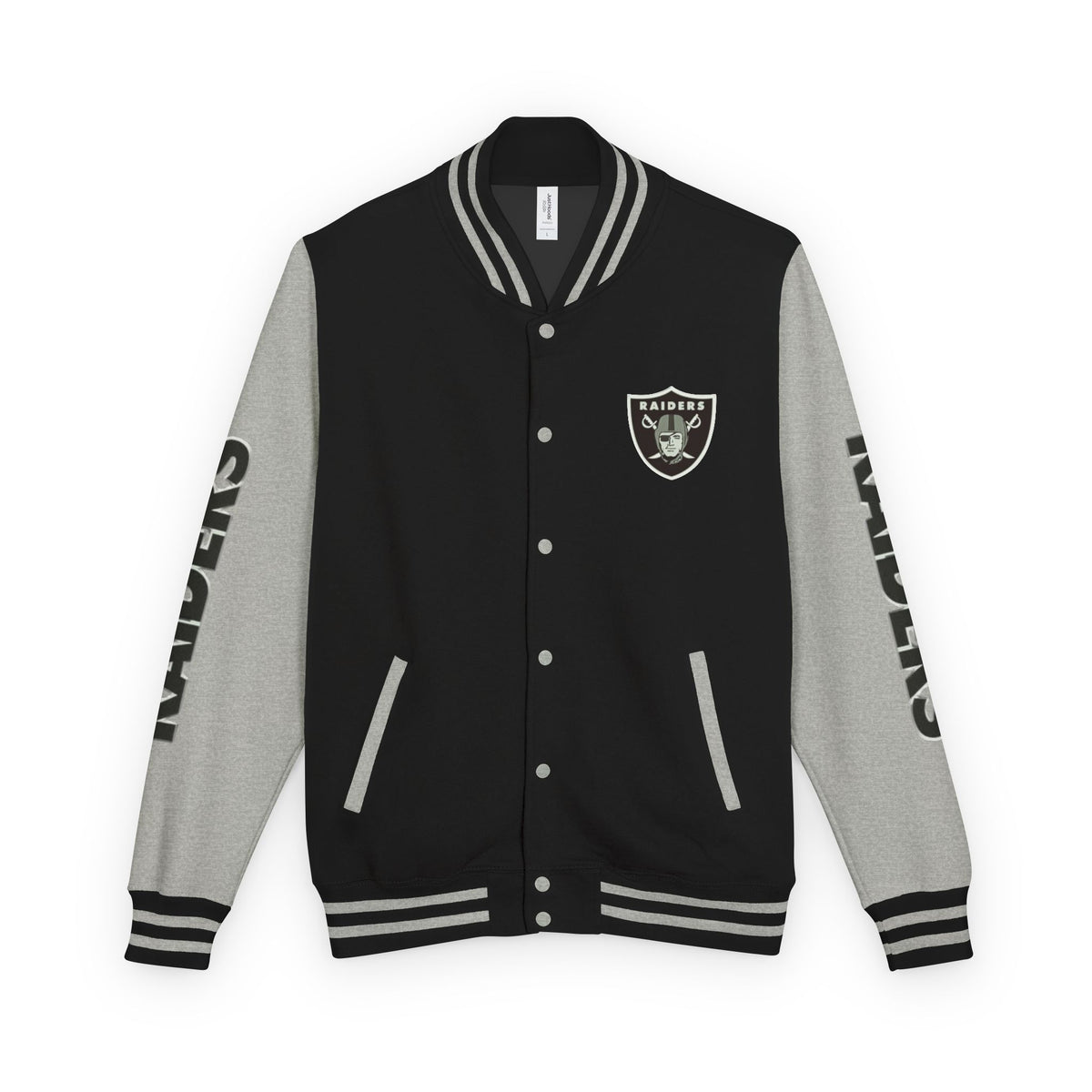 Las Vegas Raiders Vintage Letterman Varsity Jacket – Classic Streetwear Outerwear