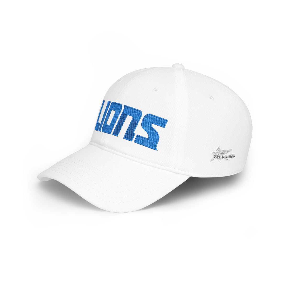 Detroit Lions Embroidered Low Profile Dad Hat – Unisex Baseball Cap