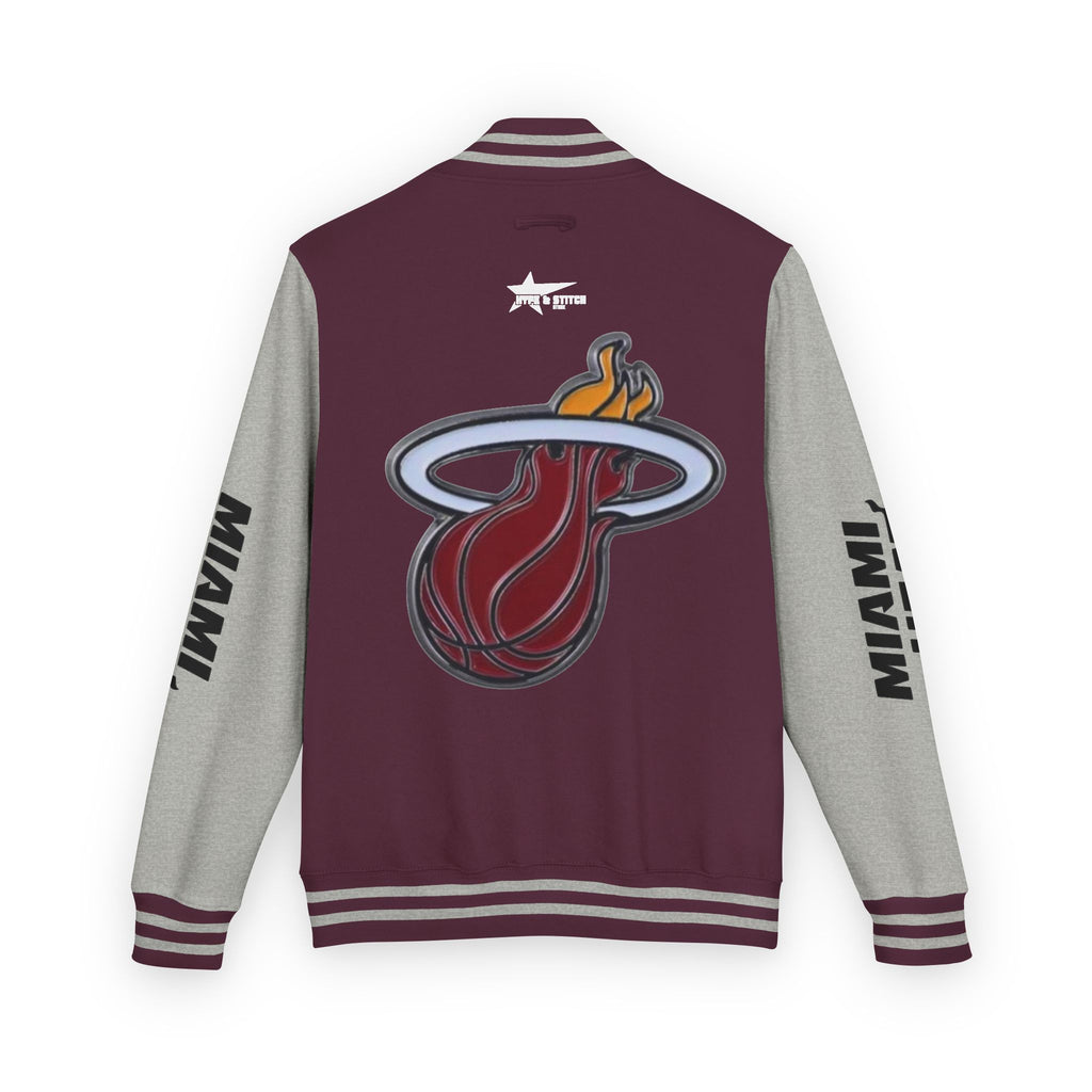 Miami Heat Unisex Heavyweight Varsity Letterman Jacket