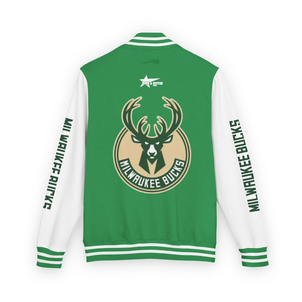 Milwaukee Bucks Varsity Jacket | Unisex Streetwear Letterman