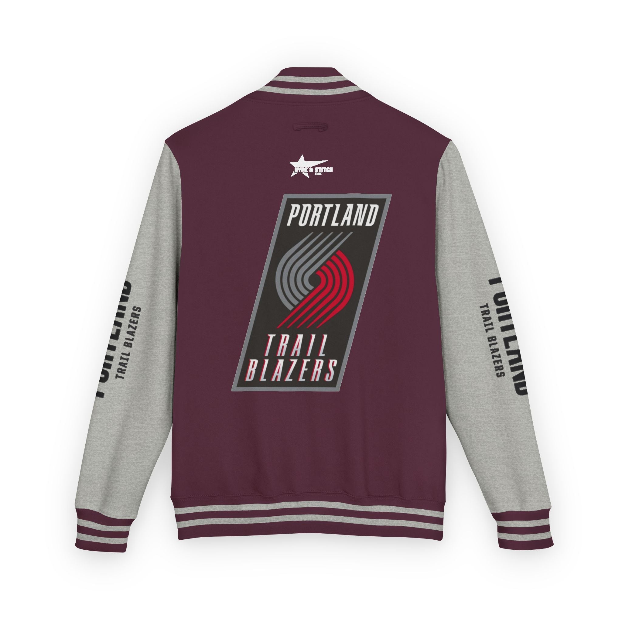 Portland Trail Blazers Varsity Jacket | Unisex Streetwear Letterman