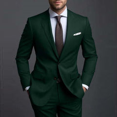 Cross-border Foreign Trade Men's Casual Suit Men's Ball Banquet Marriage Formal Business Suit Two-piece Suit