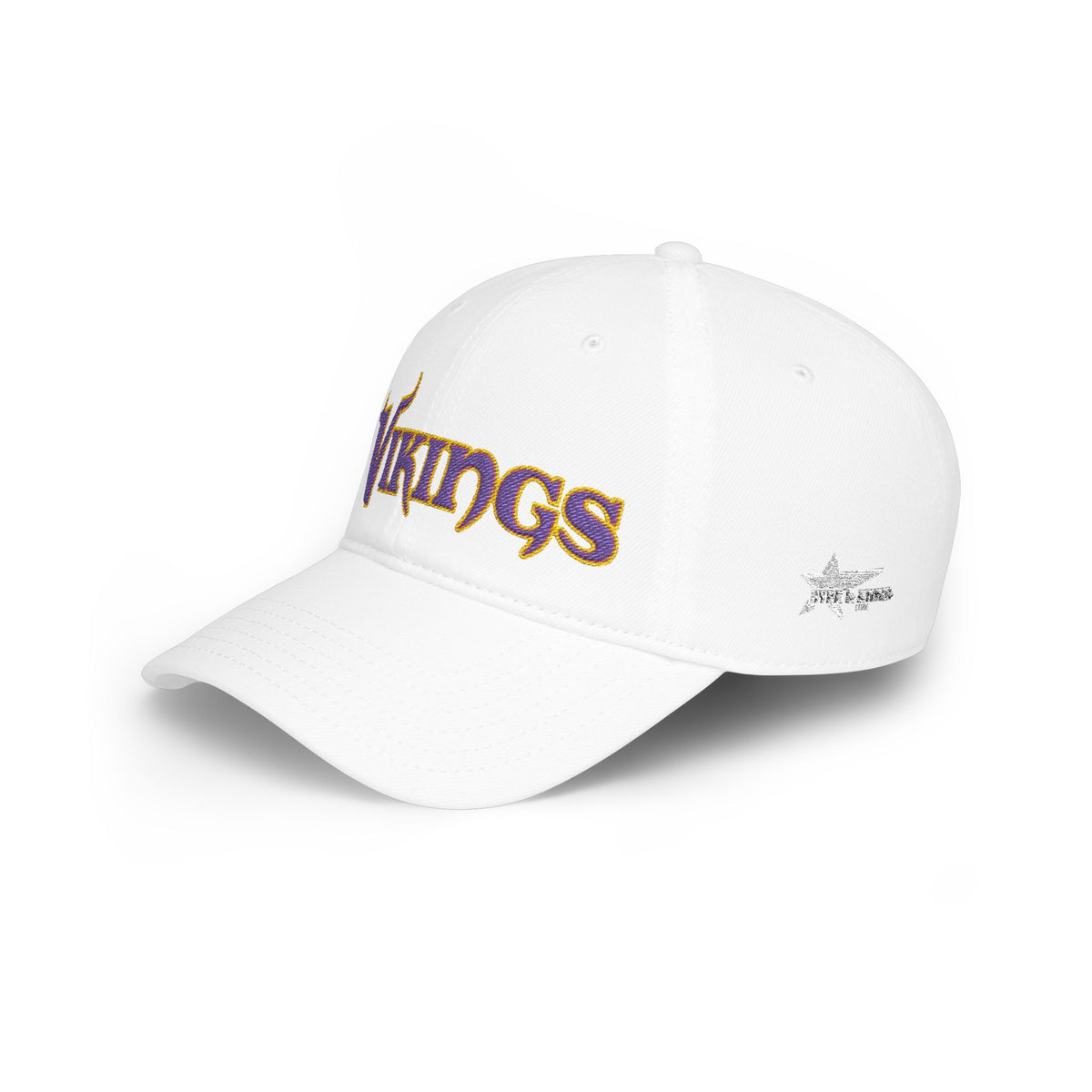 Vikings Embroidered Low Profile Baseball Cap